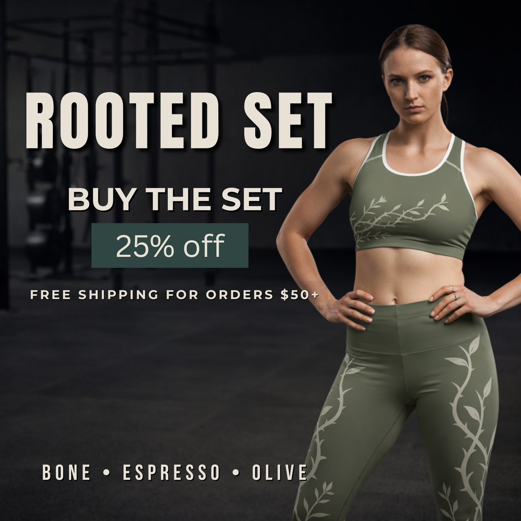 Rooted Set - Feralcore Casual Yoga Pants Leggings – Expresso