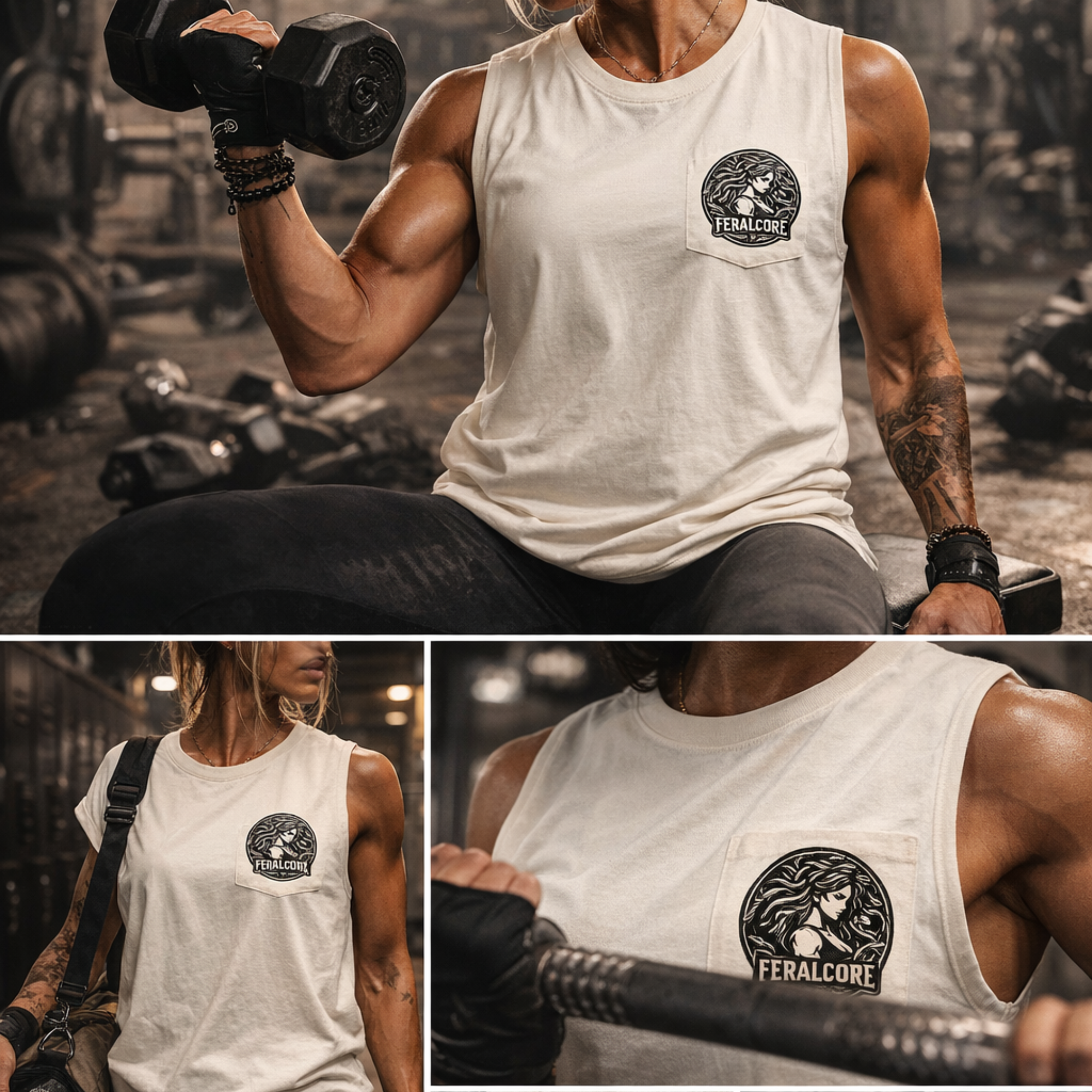 Medusa Muscle Tank | Feralcore Women’s Training Top