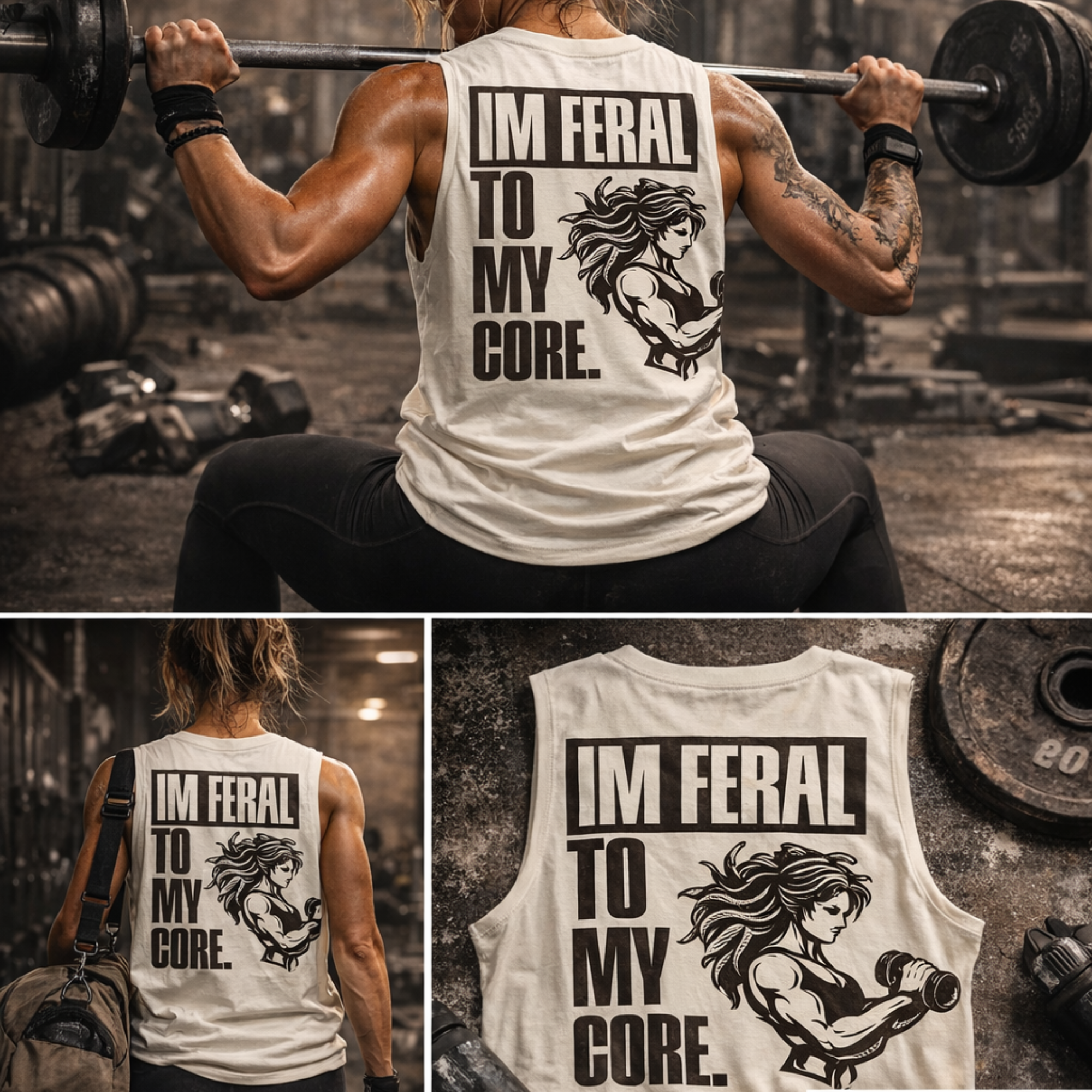 Medusa Muscle Tank | Feralcore Women’s Training Top
