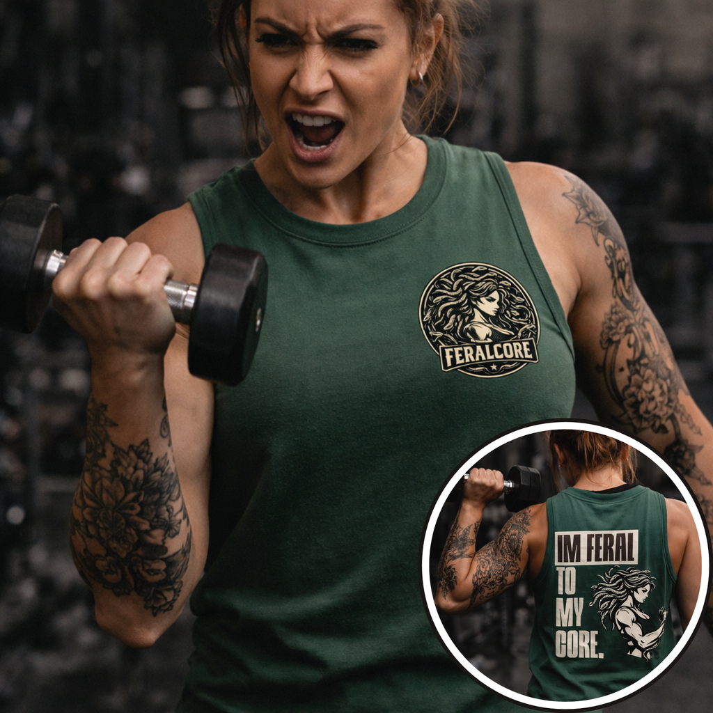 Medusa Muscle Tank | Feralcore Women’s Training Top