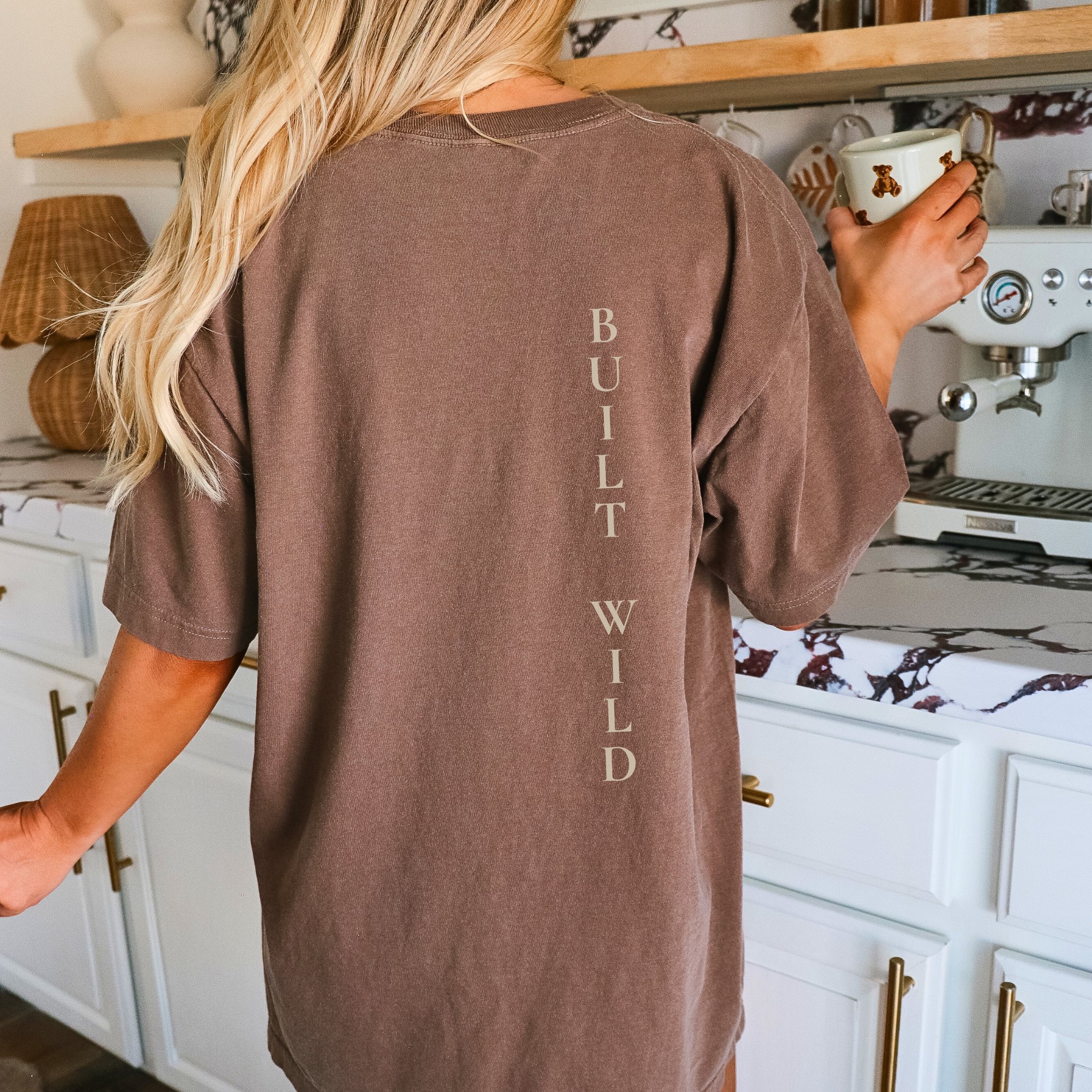 Built Wild Oversized Tee | Vintage Athletic Streetwear Shir