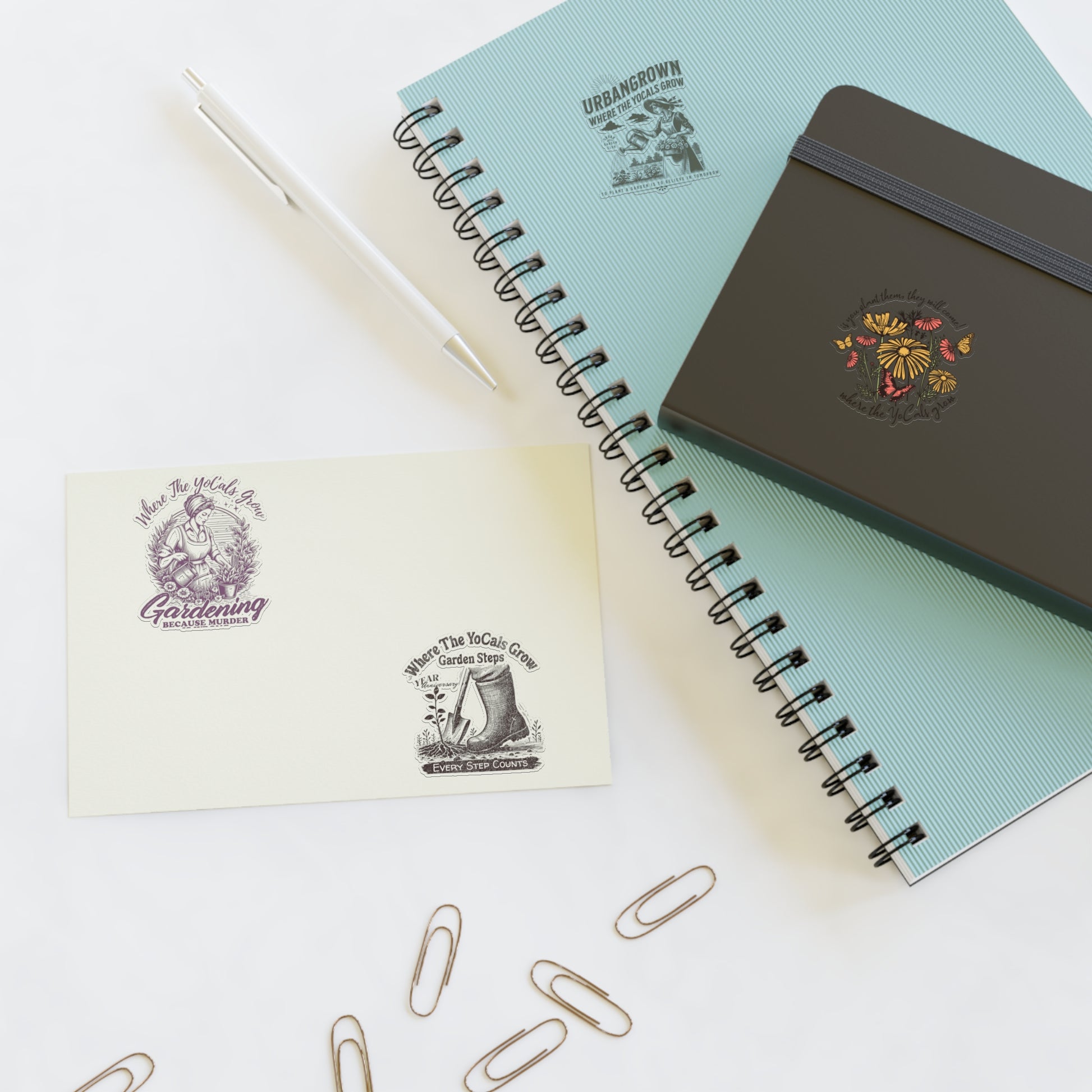 Decal Sticker Sheets - Where the YoCals Grow YouTube Channel Supporter Pack