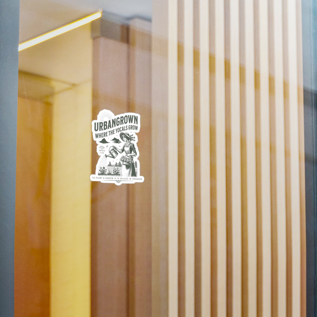 Vinyl Decal - Where The YoCals Grow - Urban Gardening and Farming