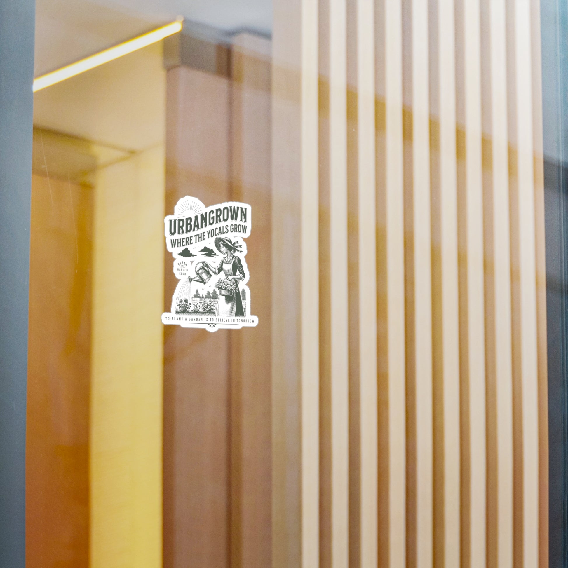 Vinyl Decal - Where The YoCals Grow - Urban Gardening and Farming
