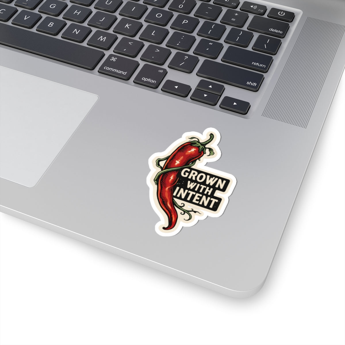 Grown With Intent Chili Pepper Kiss-Cut Sticker